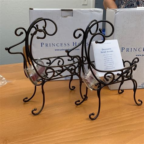 princess house metal plate stand|Princess House.